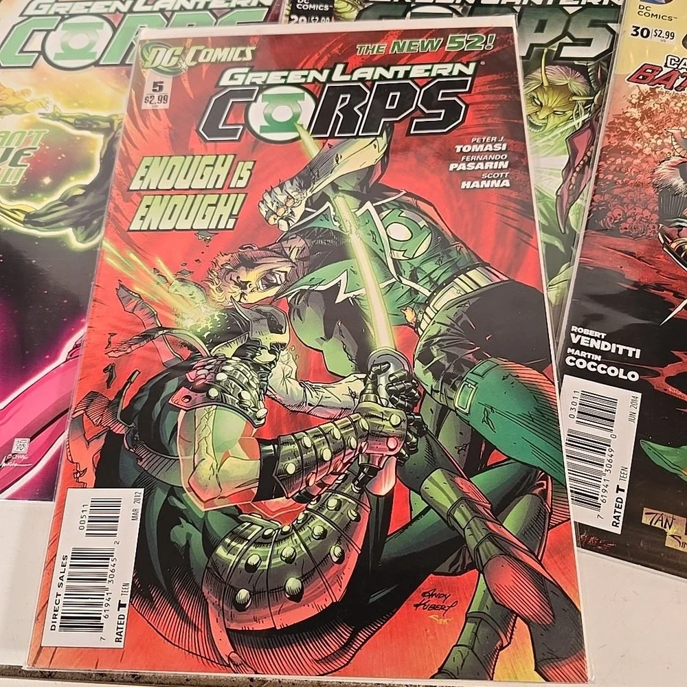 Green‎ Lantern Corps #1 & #5-7, 22, 23, 29, & 30 DC Comics 2012-2014 The New 52!